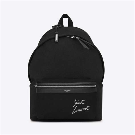 ysl city backpack|best YSL backpack.